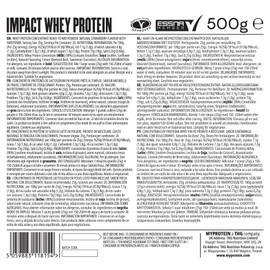 MyProtein Impact Whey Protein - Natural Strawberry - 500g