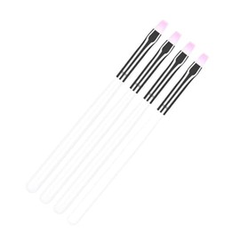 10 Pieces Nail Art Brush Nail Polish Clean Up Brush Nail Polish Remover Brush Nail Clean Up Brush Nail Detail Brush Nail Art Clean Up Brush Gel Nail Brush Nail Remover Brush(White)