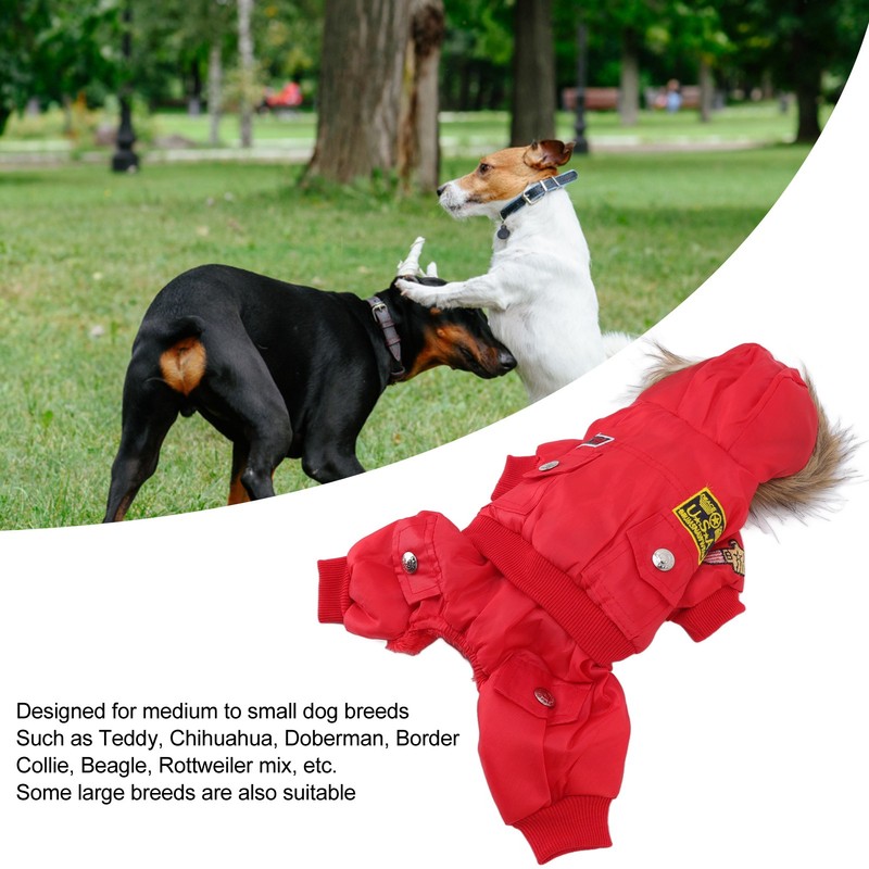 Winter Dog Coats Autumn Thickening Cotton Soft Comfortable Dog Warm