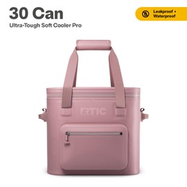 RTIC 30 Can Ultra-Tough Soft Cooler Pro, Leakproof Cooler, Waterproof Zipper, Snapdragon