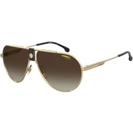 Carrera Men's 1033/S Pilot Sunglasses, Gold/Brown Gradient, 63mm, 11mm