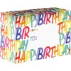 Jillson & Roberts Small Mailing Boxes, Rainbow Birthday (24 Pcs)