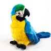 Teddys Rothenburg Cuddly Toy Hand Puppet Parrot 25 cm Blue