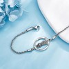UCADRIT St Dymphna Bracelet 925 Sterling Silver Saint Dymphna Pendant