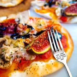 The Fork is Strong with This One Engraved Stainless Steel Dinner Fork, Funny Fork Gifts for StarWars Fans Teen Men Women Sister Kids Friends Birthday Graduation Christmas Gift