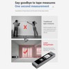Laser Distance Meter Handheld Rangefinder Digital Distance Measuring Meter Indoor