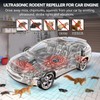 Ultrasonic Rodent Repellent for Car Engines, Outdoor Indoor Mouse Repellent