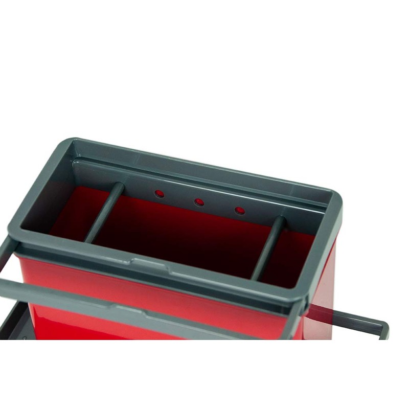 Gravidus Sink Organiser with Extendable Handles (Red/Anthracite)