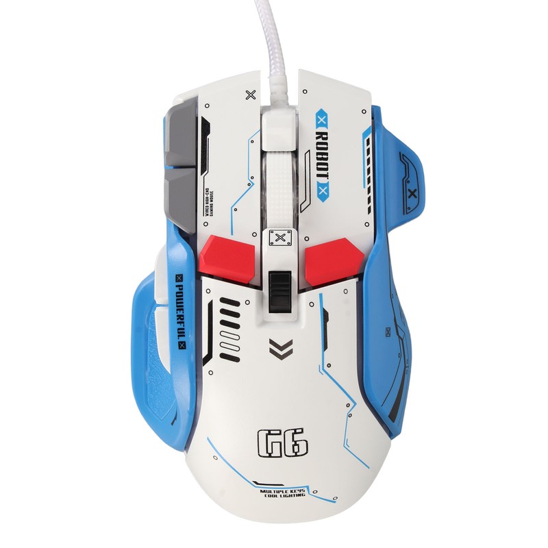 Wired Gaming Mouse 10 Button Macro Programmable 13 RGB Lighting