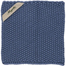 IB Laursen Topflappen Mynte Cornflower gestrickt