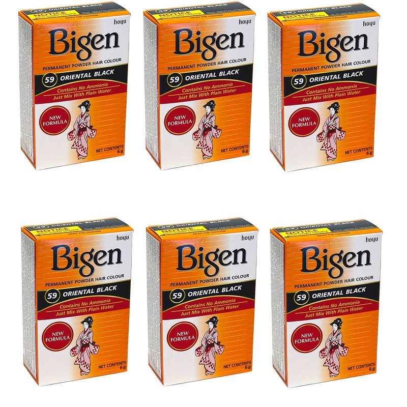 Bigen Permanent Powder Hair Color 59 Oriental Black 1 ea