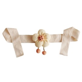 champracer Curtains Tiebacks Flowers Pack of 2, Vintage Knitted Curtain Holder, Handmade Tiebacks, Decorative Curtain for Boho Home, Children's Room, Window Decoration (A)