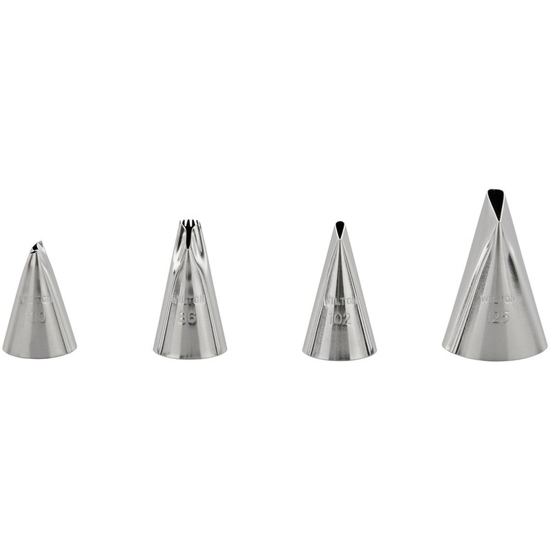 Wilton 4-Piece Ruffles Tip Set