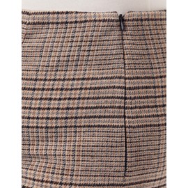 s.Oliver Damen Rock mit Karomuster BLACK, 38