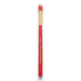 F.A.R.A.H Brushes Premium Quality Tapered Blending 35E Makeup Brush - Perfect For Blending Liquid, Cream, or Flawless Powder Cosmetics - Buffing, Stippling, Concealer (Red)