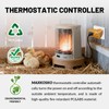 MAXKOSKO 2 PCS Freeze Thermostatically Controlled Outlet，Automatically Turn On Below