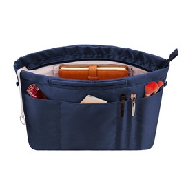 Vercord Purse Insert Organizers for Tote Handbag Bag in Bag with Zipper Liner Bag Organizer for Women 14 pockets