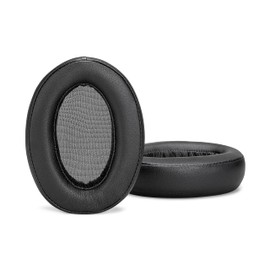 Premium Replacement WH-H910N Ear Pads Cushions compatible with Sony WH-910N H.ear on 3 wireless headphones (Black). Premium Protein Leather | High-Density Foam | Great Comfort