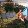 MHPOWOS Foldable Solar Panel 220W 110W Portable Solar Charger for
