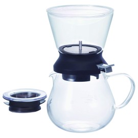 HARIO TDR-5012B Tea Dripper Rargo 35 Server Set, Black