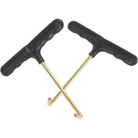 Skate Key Trampoline Spring Pull Tool,Steel Hockey Skate Lace Tightener Shoe Lace Puller,2Pcs Ice Skates Laces Skate Tightening Tool Ice Skates Lace Tightener,Shoe Lace Puller Ice Roller Skate Tool