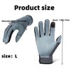 Lightweight Work Gloves,Touch Screen Flex Deerskin Leather Garden Gloves for