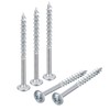 sourcing map #8x2" Pocket Hole Screws, 100pcs Phillips Drive Self
