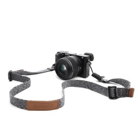 FEFUE Quick Magnetic Buckle Camera Shoulder Strap Lanyard Camera Straps for Photographers for DSLR SLR Magnetic Camera Neck Strap (Grey)