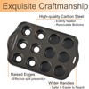 Kazozobi 2 Pack Mini Muffin Cheesecake Pan with Removable Bottom,