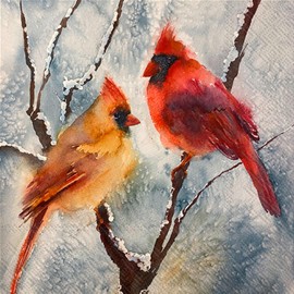 IHR Ideal Home Range Cocktail Napkins Disposable 3-Ply Paper Party Napkin Pack, 5" x 5", She & He, 20-Count