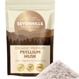 Sevenhills Wholefoods Organic Premium Psyllium Husk 400g - 99% Purity - High in Soluble Fibre for Natural Fullness & Digestive Support - High in Vitamin B6 for Energy Metabolism