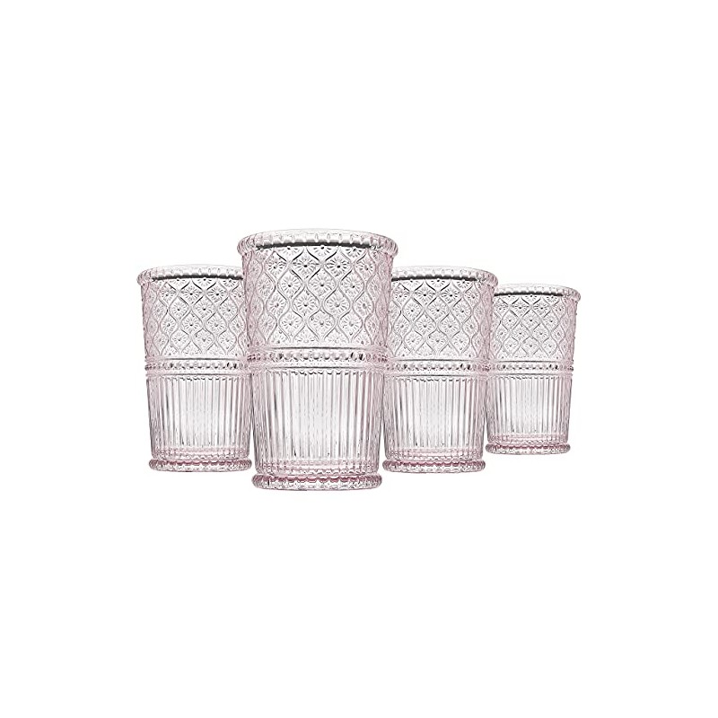 Godinger Highball Drinking Glasses, Tall Glass Cups, Vintage Decor, Water