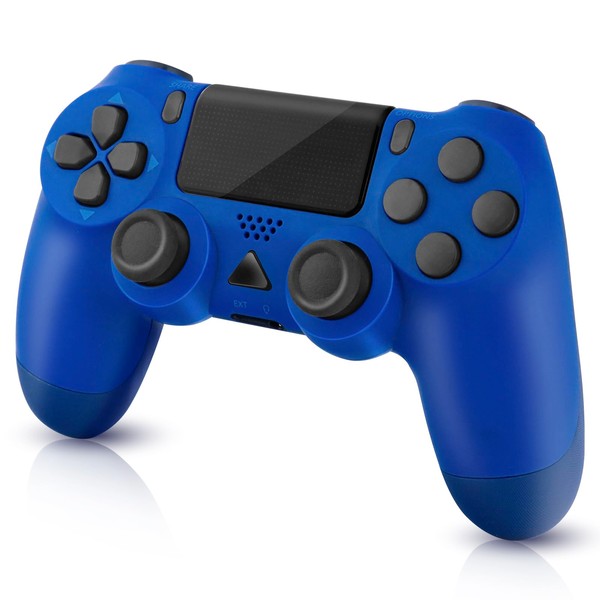 Turquvix Wireless Controller for PS-4, with Audio Jack, Vibration, Six-Axis