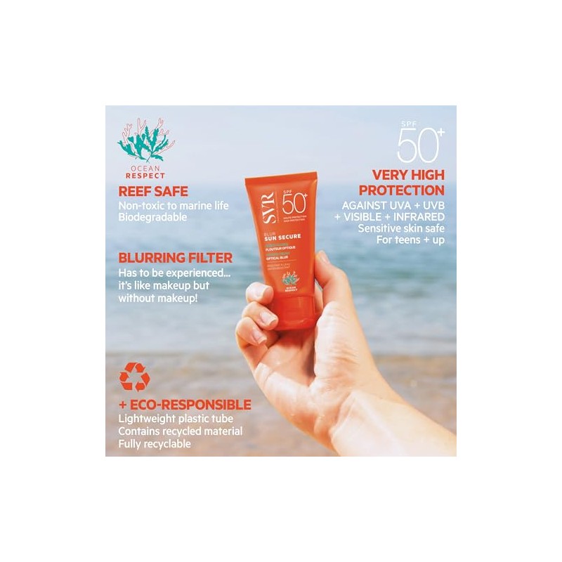 SVR Sun Secure Blur FPS 50+ Protector Solar Facial con