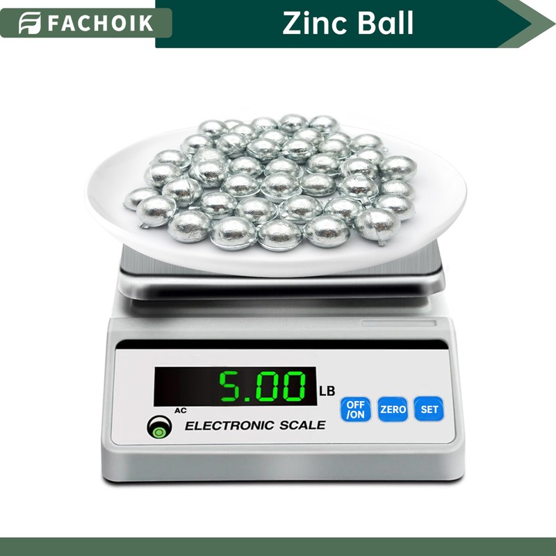 Zinc Balls (5 Pound) 99.9% Pure Ideal for Metalworking &