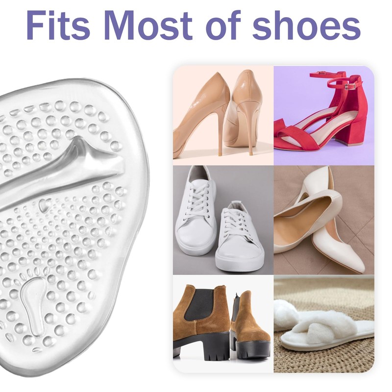 High Heel Cushion Inserts for Women, Ball of Foot Cushions