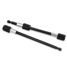 NUZAMAS Right Angle Drill 105 Degree Driver Extension Driver Attachment 1/4" 16 Bit Magnetic Bit Socket Holder Adapter and 3PCS Hex Shank Extension Set