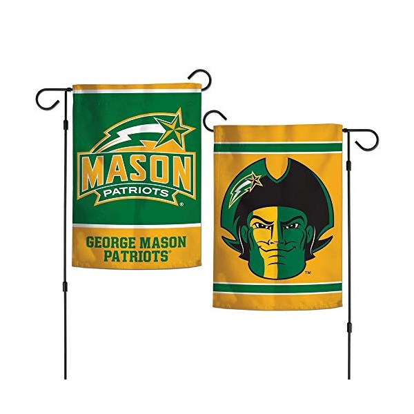 George Mason Patriots 12.5” x 18" Double Sided Yard and Garden College Banner Flag Is Printed in the USA,