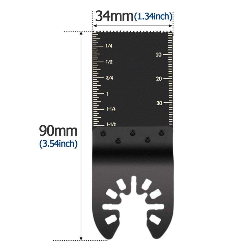 Bestgle 10 Pcs Oscillating Tool Blades, Professional Oscillating Multitool Blades