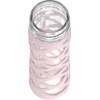 LIFEFACTORY 16oz Bottle Classic Cap Helix Sleeve Pink