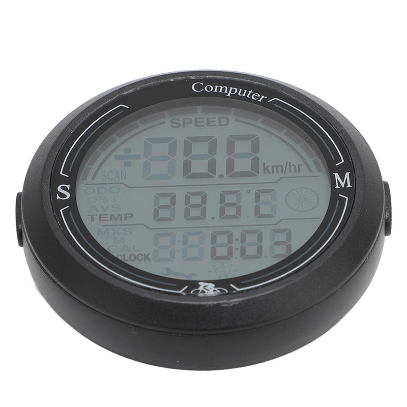Cycling Speedometer Odometer Multi Function Electronic Speed Tester Temperature Time