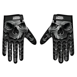 Lethal Threat GL15004XXL Men's Gloves (Skull Men Hand)(Black, XX-Large), 1 Pack
