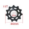 2 x 11T Derailleur RollerBoys Rear Wheel Pulleys Bicycle Rear
