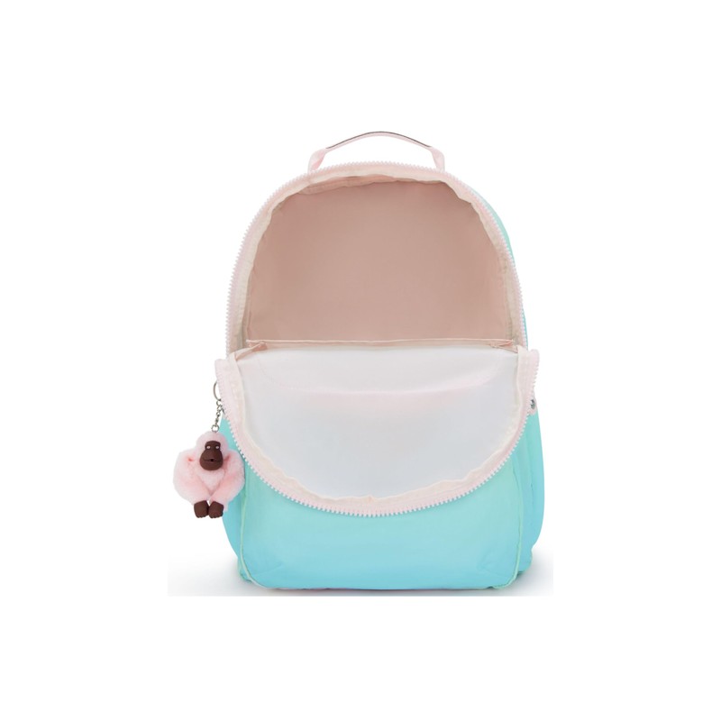 Kipling Women's Seoul Grd Prt 15" Laptop Backpack, Durable, Roomy