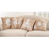SARO LIFESTYLE Neptunian Collection Down Filled Shell Throw Pillow/, Shell,