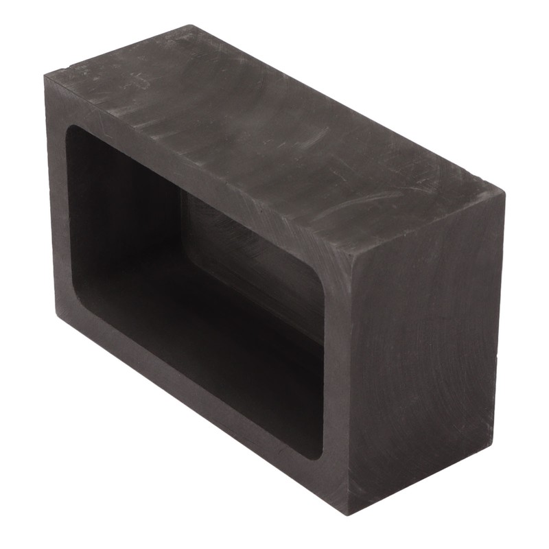 Graphite Ingot Mold 101ml Rectangular High Thermal Stability Graphite Crucible