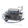 Beckett BK171UL Condensate Pump with Safety Switch, 115V, 17 ft