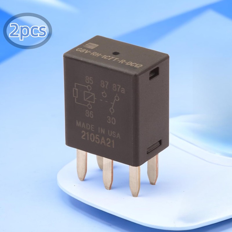 G8V-RH-1C7T-R-DC12 10A 5pins SPDT Automotive Relay-2pieces