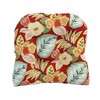 Blazing Needles Outdoor Rounded Back Chair Cushion, 19" x 19",