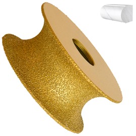 Diamond Edge Grinding Wheel, 25mm Height Radius Profile Wheel for Angle Grinder, Precision Edge Shaping Deburring for Concrete, Stone, Granite, Marble, Ceramics